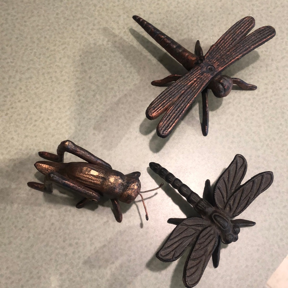 Metal decorative insects